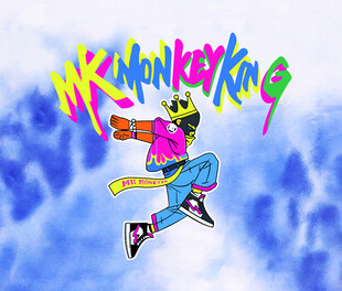 动感嘻哈舞者激情跳跃