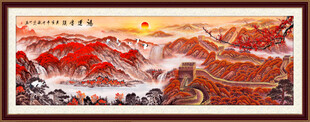 长城山水画
