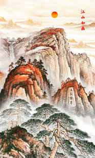 泰山日出五岳独尊