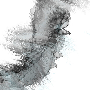 水墨抽象画灵动墨韵