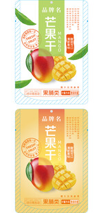 芒果干水果包装设计图