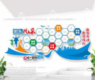 团队风采文化墙