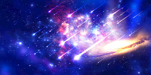 宇宙星空流星