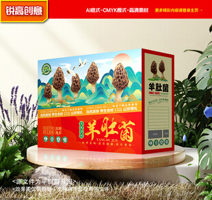 羊肚菌包装 山珍礼盒