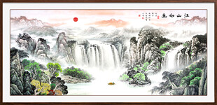 大厅山水画