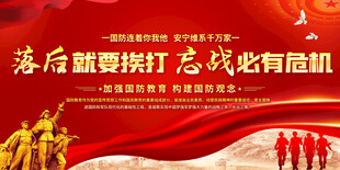 国防教育宣传标语