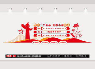 三个务必文化墙