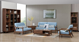 现代简约风格客厅家具展示