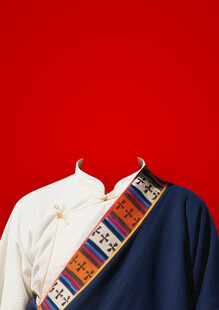 证件照 藏族服饰