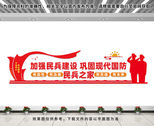 民兵之家文化墙