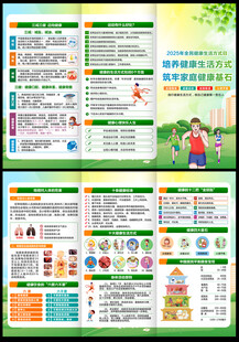 2025全民健康生活方式日折页