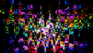 ktv酒吧炫彩装饰画