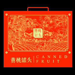 黄桃罐头精品包装盒