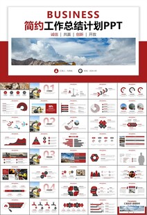 采矿业工作总结新年计划PPT