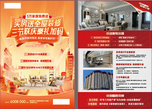 房地产卖房展示宣传页