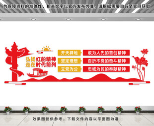 红船精神文化墙