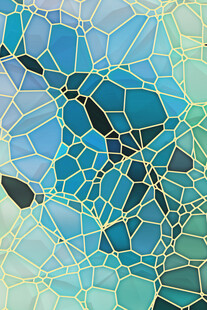 彩色玻璃马赛克艺术图案