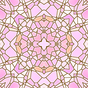 粉色几何图案马赛克纹理