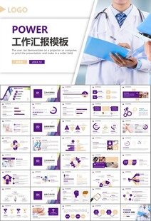 紫色大气医美整形发布会PPT