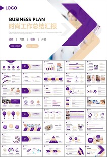 紫色大气医美整形发布会PPT