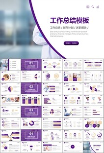 紫色大气医美整形发布会PPT