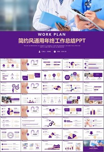 紫色大气医美整形发布会PPT