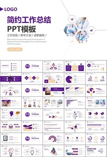 紫色大气医美整形发布会PPT