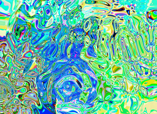 抽象流体艺术画