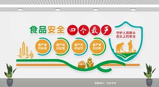 食品安全四个最严文化墙