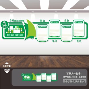 青年文明号文化墙