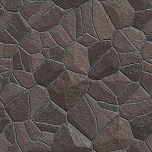 不规则棕色复古石头墙纹理