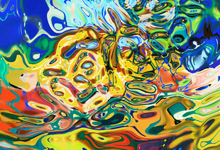 抽象炫彩艺术图案