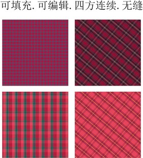 格子面料 格子图案 