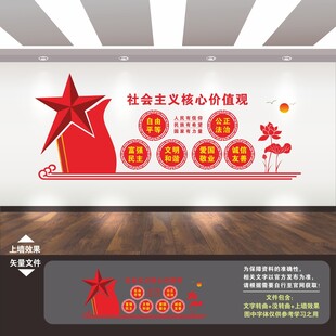 社会主义核心价值观文化墙