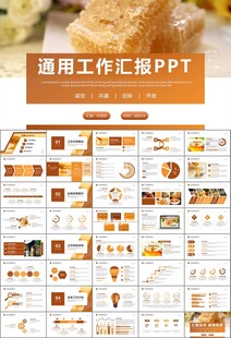 纯天然蜂蜜蜂王浆蜜蜂养殖PPT