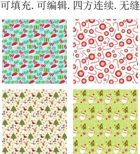 卡通圣诞节图案 