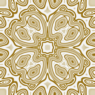 金色几何花纹图案设计