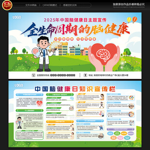 中国脑健康日宣传栏