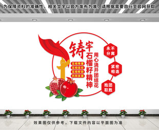 石榴籽精神文化墙
