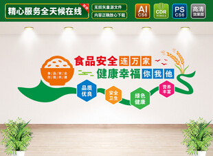 健康食堂文化墙