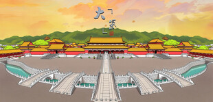 故宫全景图故宫鸟瞰图