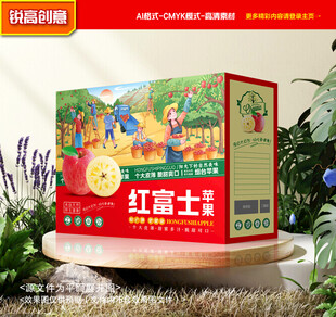 苹果包装 红富士礼盒