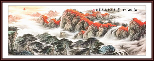 大厅山水画