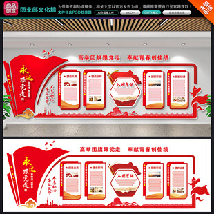 团支部团建文化墙