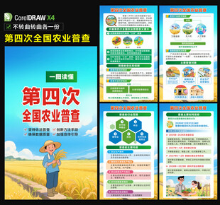 第四次全国农业普查海报