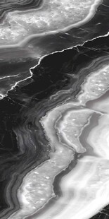 黑白大理石纹理