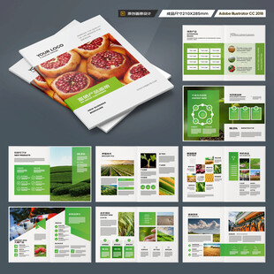 农业画册模板