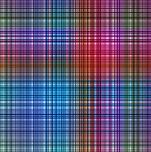 多彩格子图案纹理