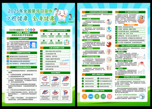 2025年全国爱牙日宣传单