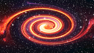 绚丽宇宙旋涡星空